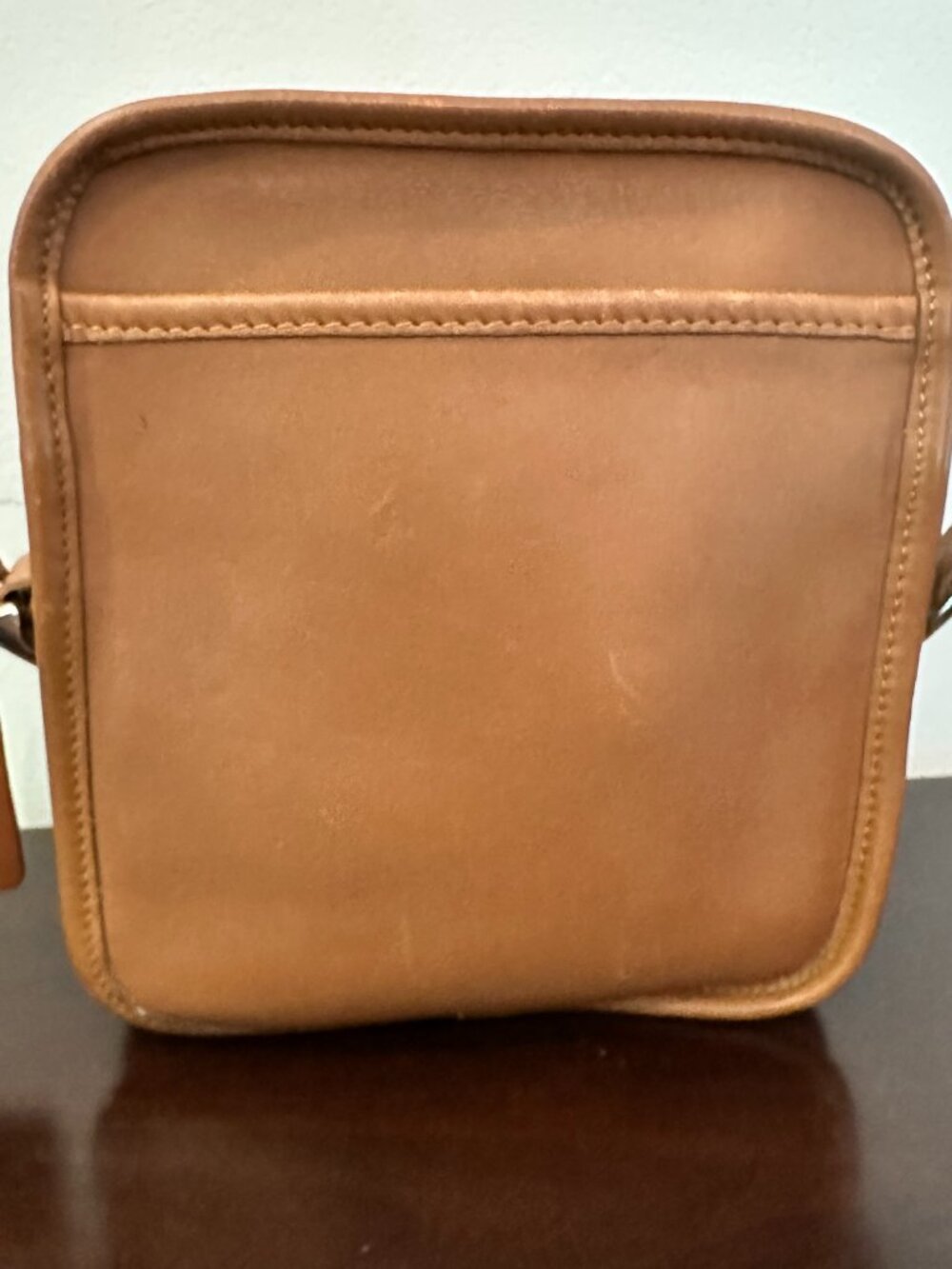 Leather Brown zip Camera Bag Shoulder Purse - Picture 4 of 16
